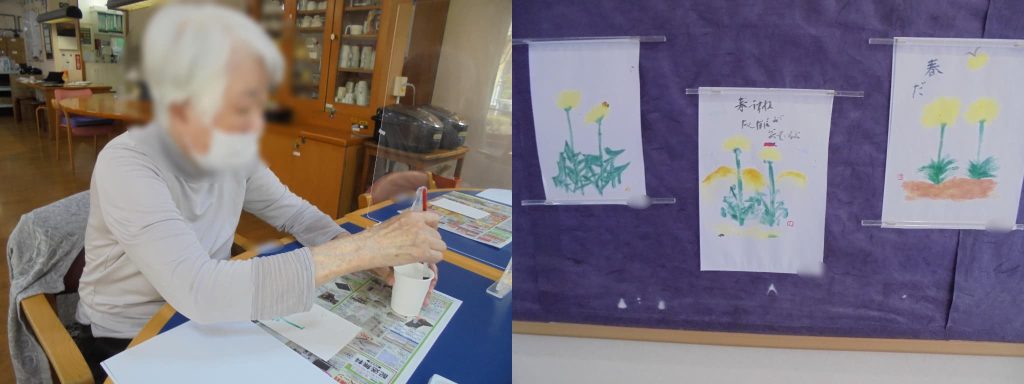 絵葉書製作の様子２