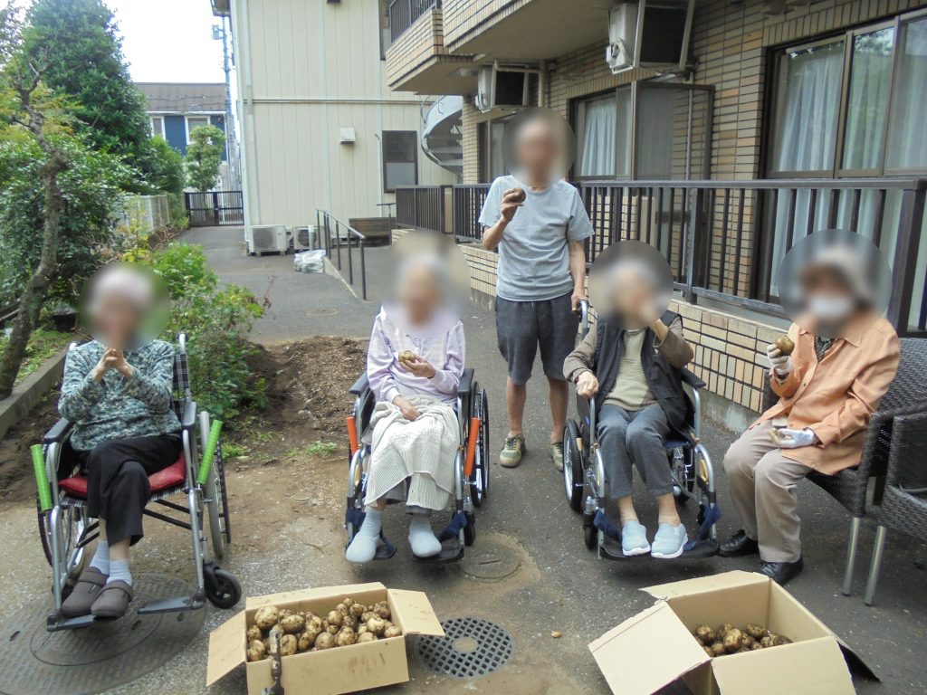 ジャガイモの収穫の様子２