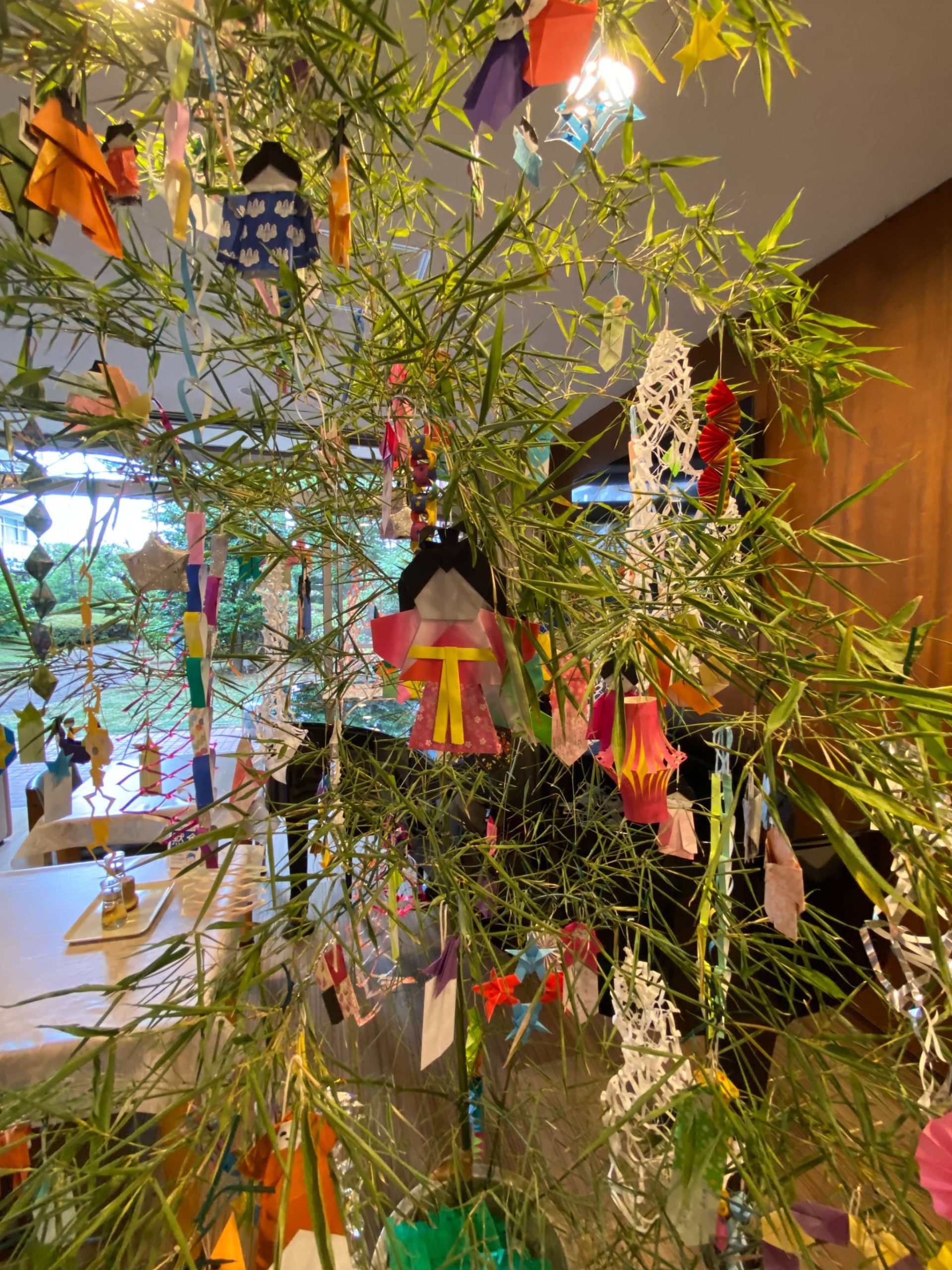 七夕の飾り付け～小金井ヘルス・ケア・マンション～