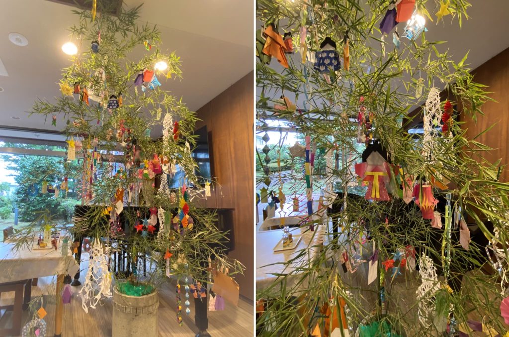 七夕の飾り付け１