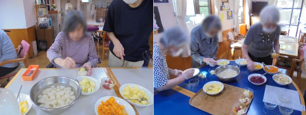 おやつ作りの様子１