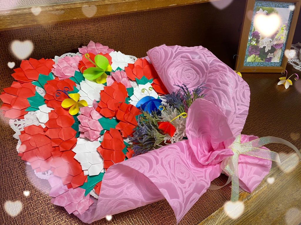 母の日の飾り付け