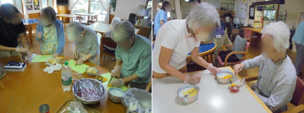 おやつ作りの様子１