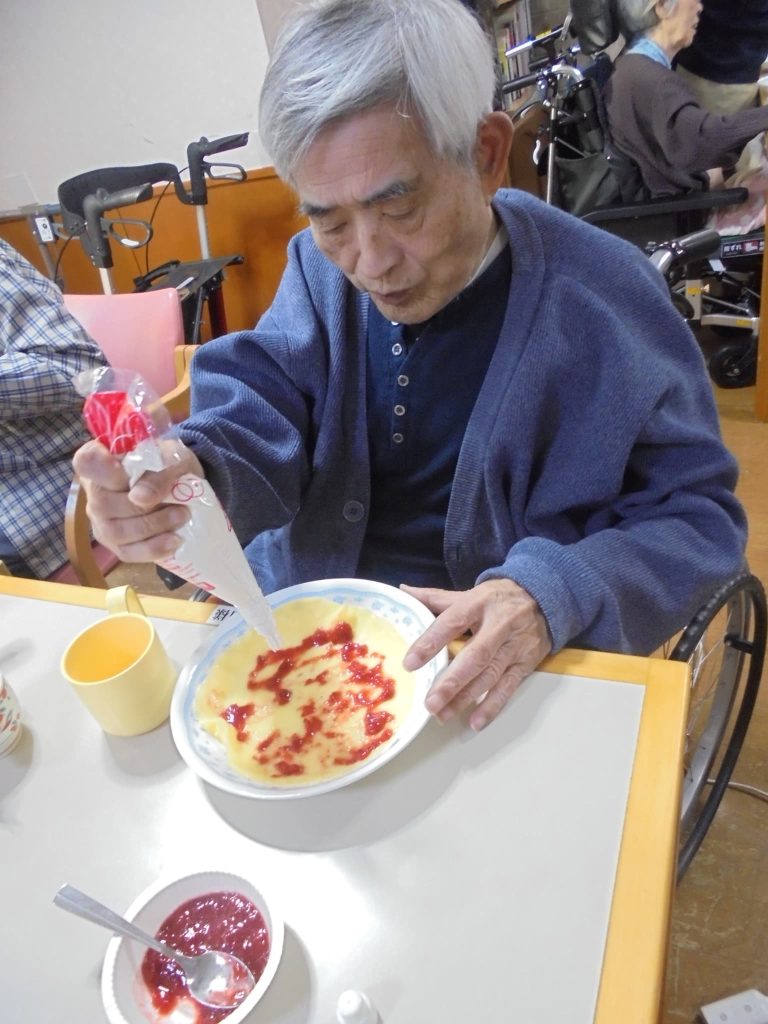 クレープ作り４