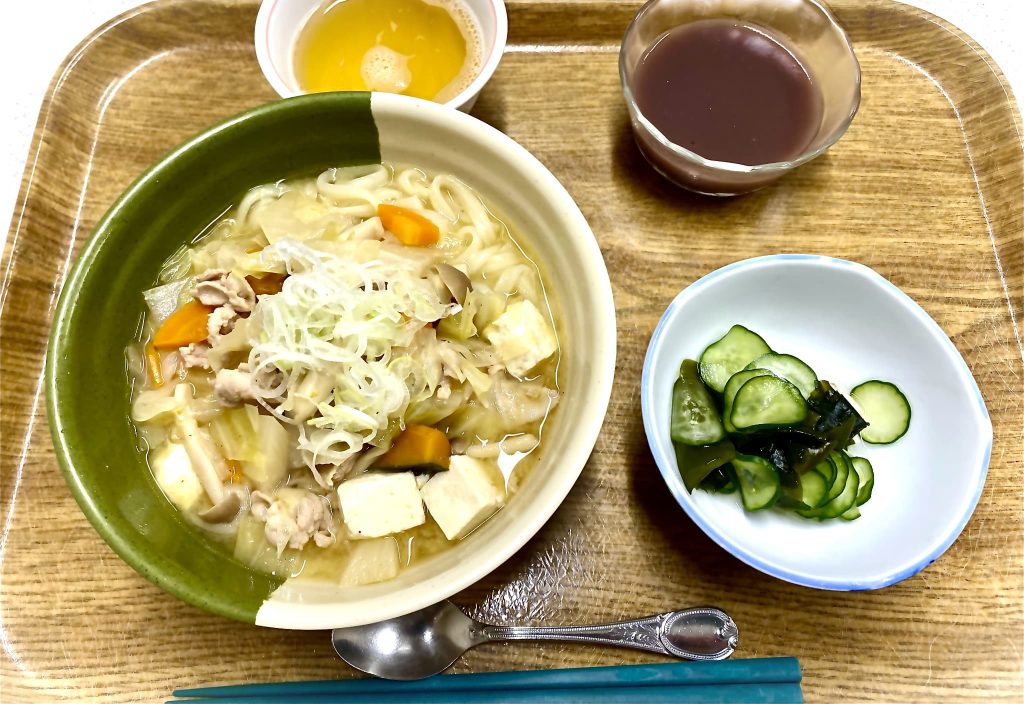 秋のお食事紹介＿ほうとう風うどん