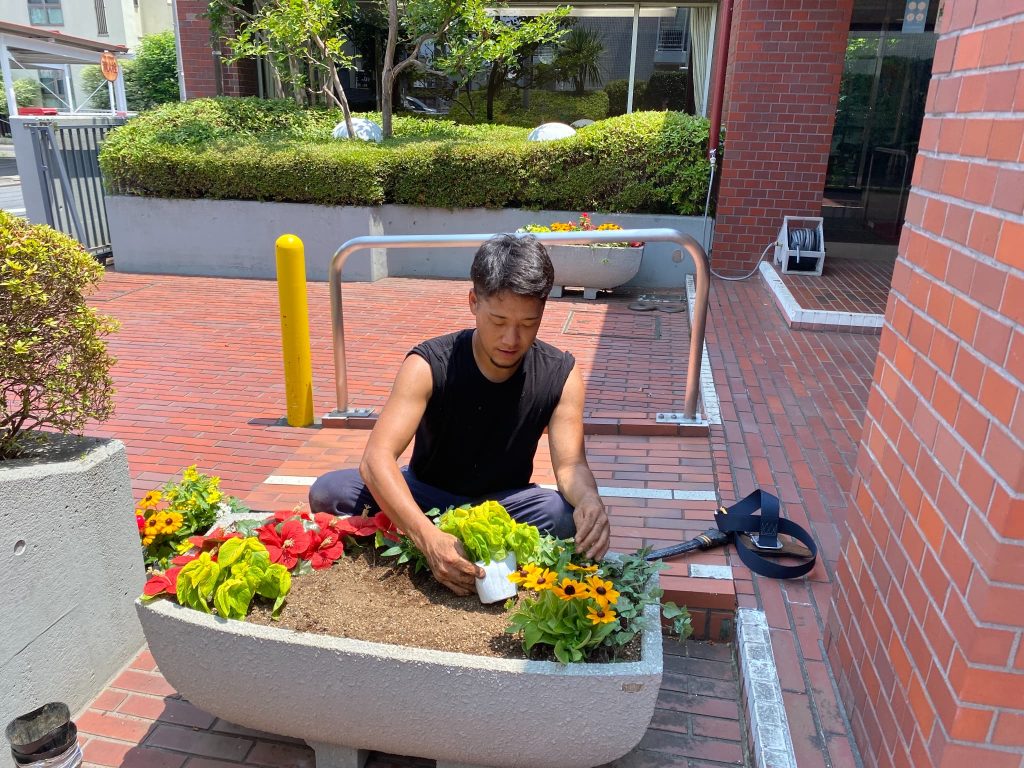 入れ替えの様子１