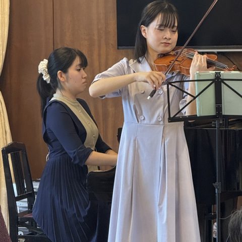 ピアノとヴァイオリンの演奏会