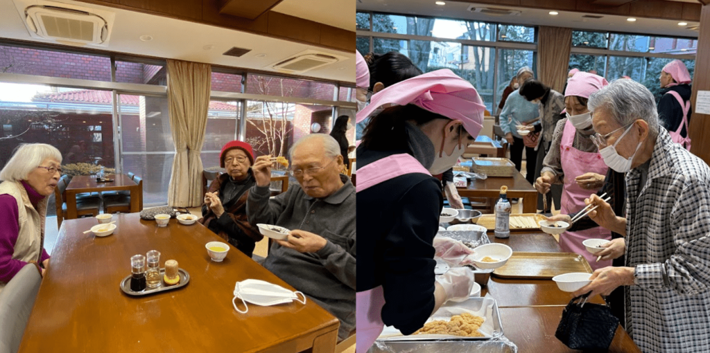 談笑しながらご賞味