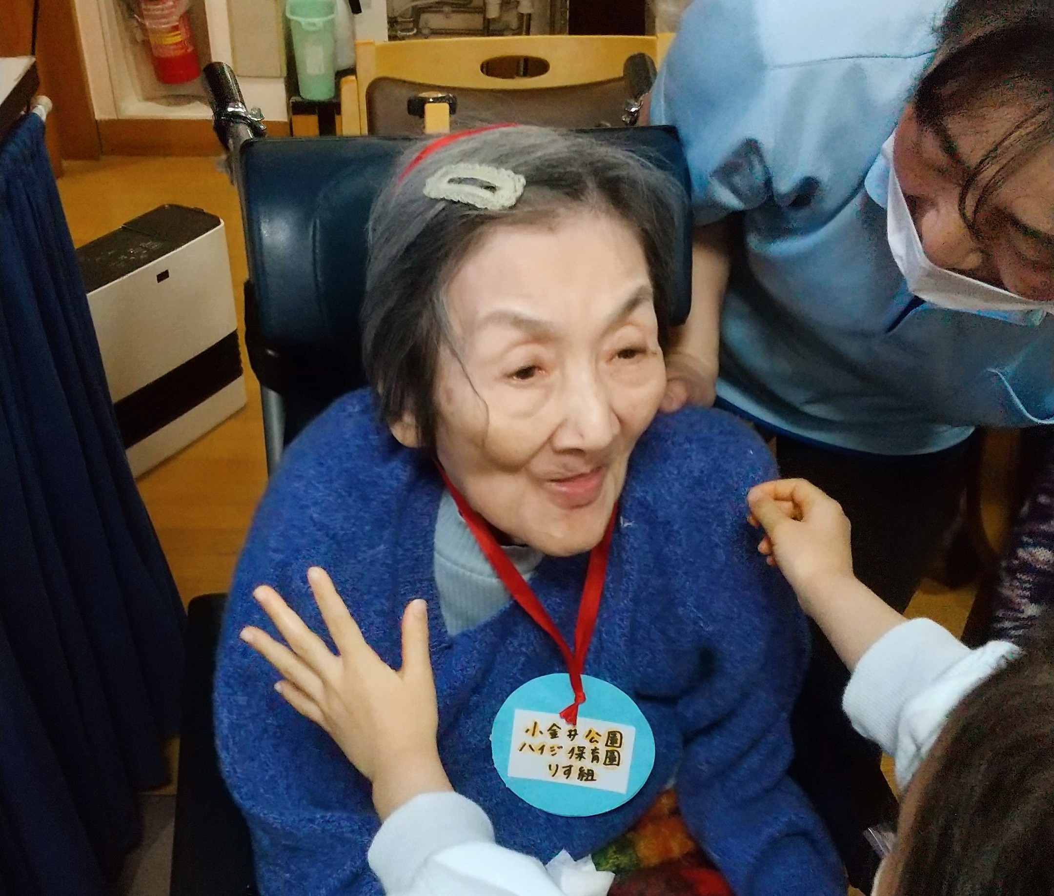 園児たちからお祝い🎎